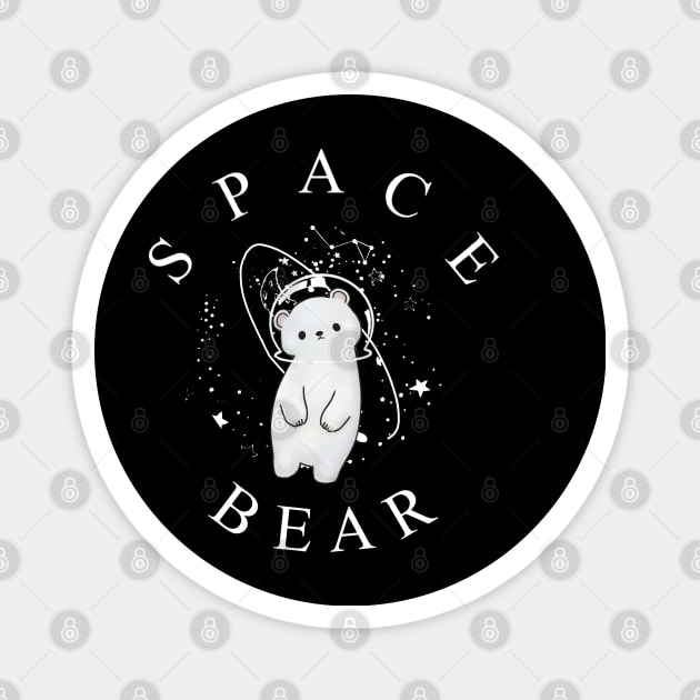 Space Bear Magnet by TheUnknown93